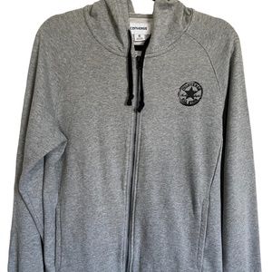 Light grey Converse double zip jacket